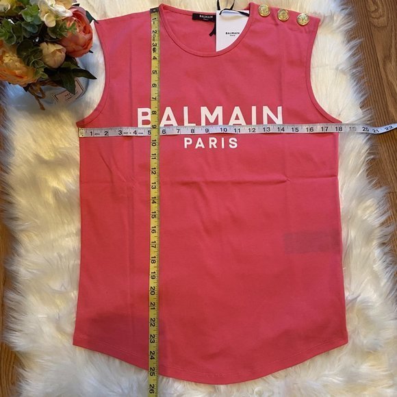 Balmain Women Pink Sleeveless top XS - Picture 2 of 8